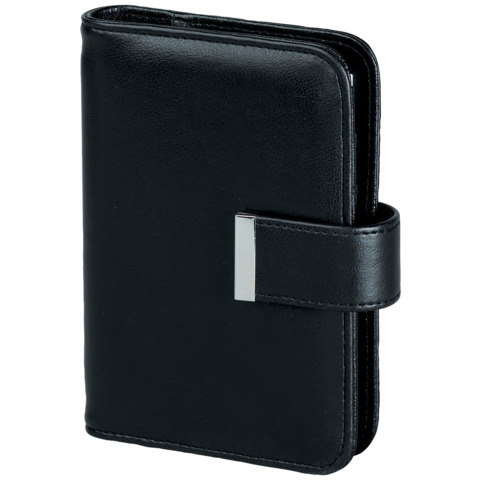 Terminplaner Pocket, A7, 1W/2S, Softfolie, schwarz BSB 02-0253