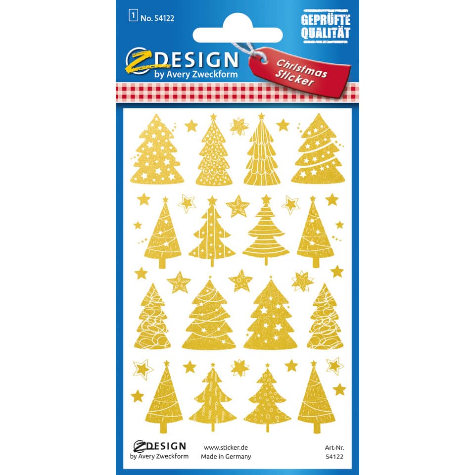 Weihnachtsbaum, Sticker, Gold, Motivtabelle, Dekor