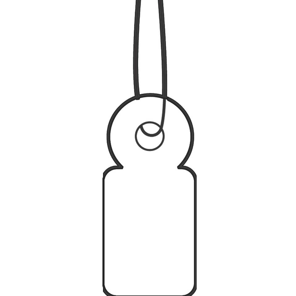 tag, neck necklace, pendant, outline, silhouette