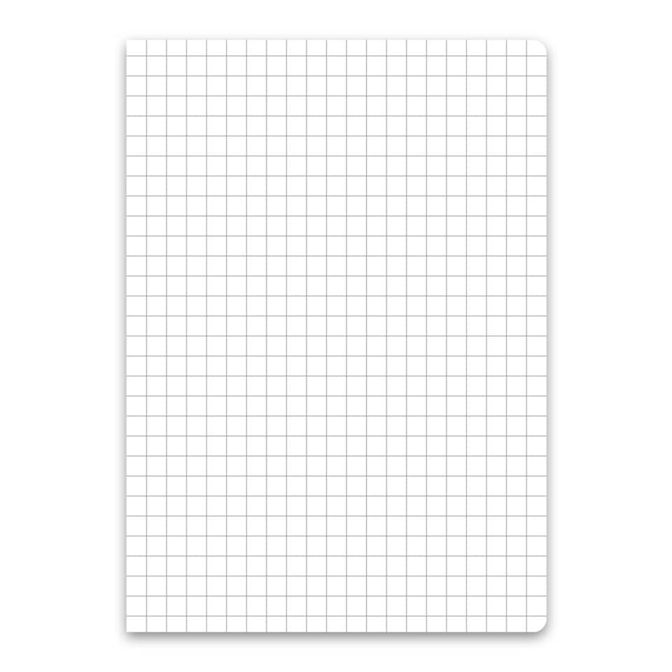 notebook, grid pattern, grid paper, white, rounded corners
