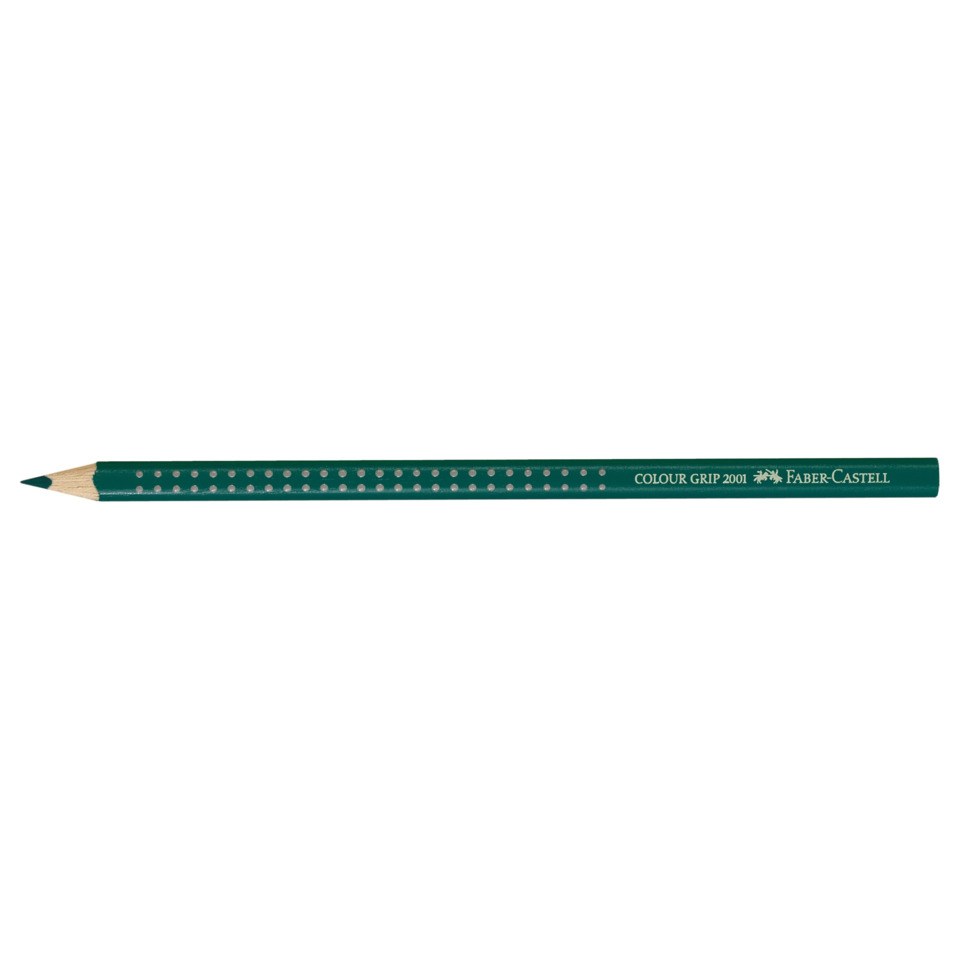 Bleistift, grün, gepunktet, Faber-Castell, Color Grip 2001