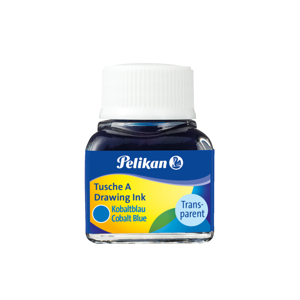 Tusche A, Drawing Ink, Kobalt Blau, Cobalt Blue, Transparent
