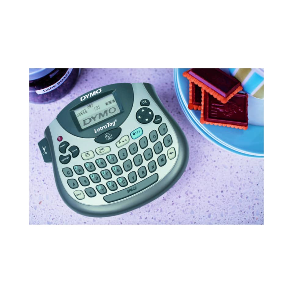 Tastatur, Etiketten-Drucker, Dymo, LettTag, Schreibtischzubehör