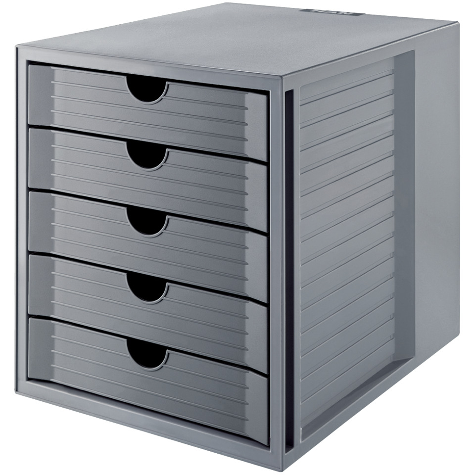 Schubladenkasten, Schublade, Metall, Grau, Kompakt