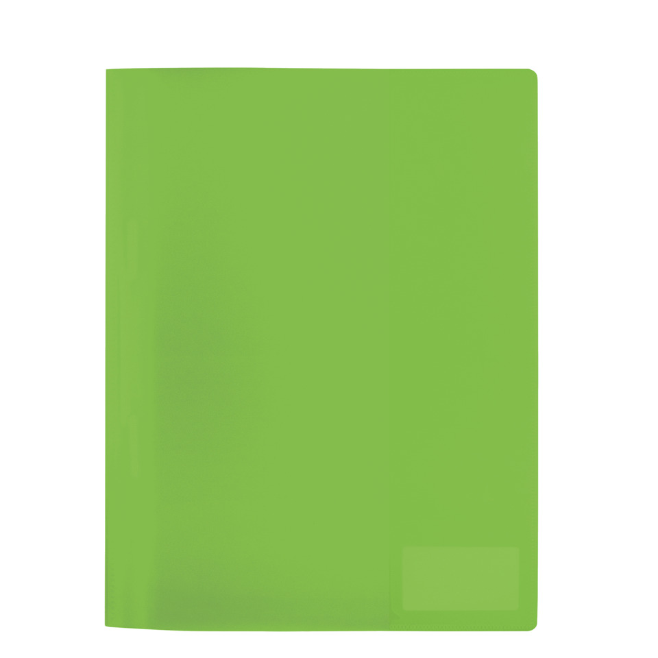 Notizbuch, A4, Kunststoff, Grün, Einband