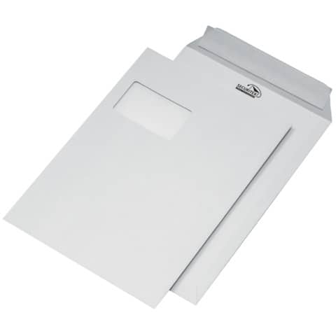 Versandtasche, C4, 130g/m², Haftklebend, 100 Stück, weiß SECURITEX 30001204