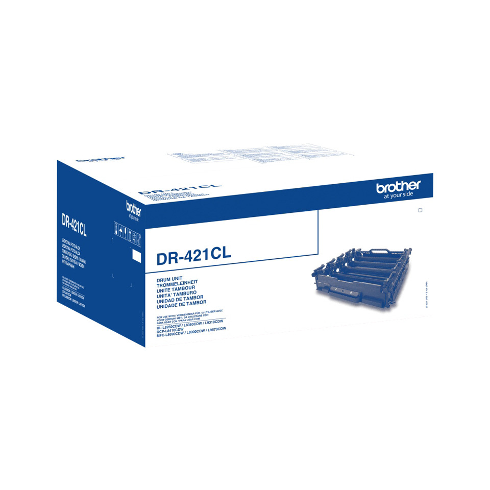 drum unit, imaging accessory, DR-421CL, toner compatible?, box packaging