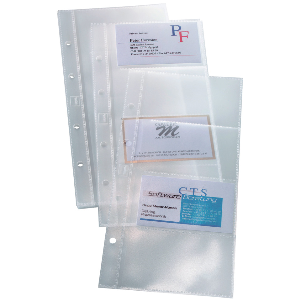 Plastic sleeve, CDV sleeve, Klarsichttasche, Transparente Hülle, Taschenformat