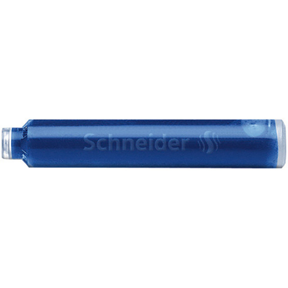 blauer Marker, Markerenkappe, zylindrisch, Schneider, Stift/Marker
