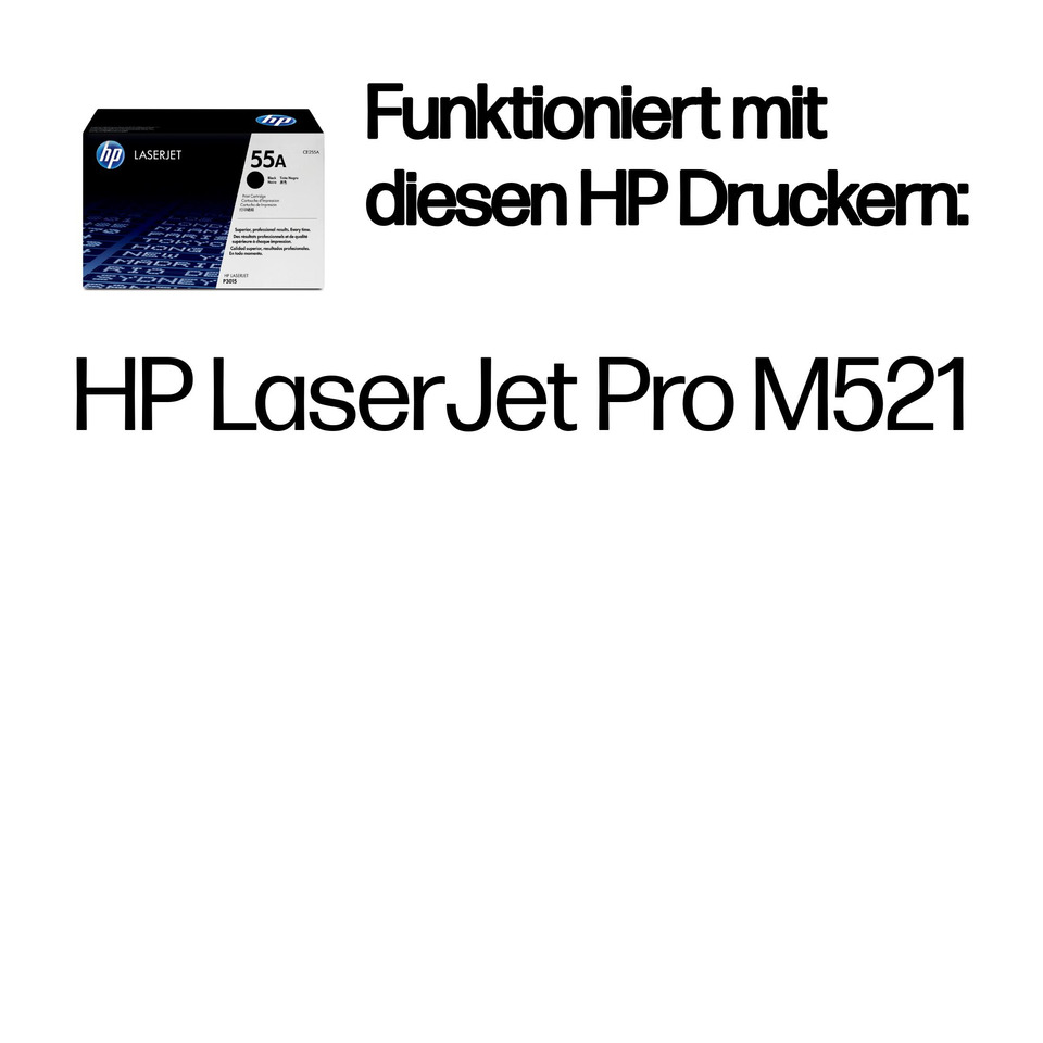 Druckerpatrone, HP Drucker, LaserJet, 55A, Toner