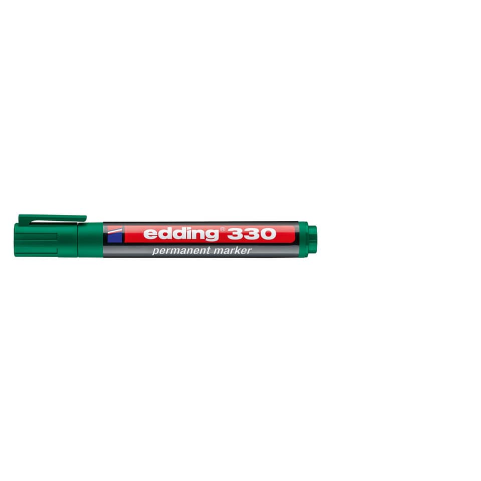Permanentmarker 330, Keilspitze, nachfüllbar, 1-5mm, grün EDDING 330-004