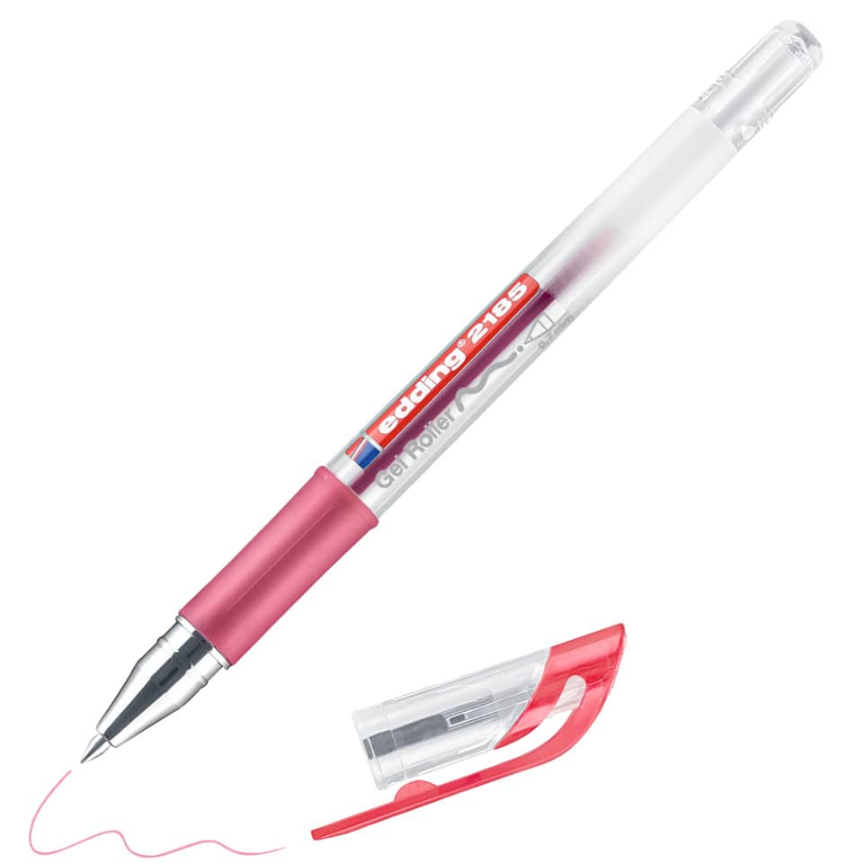 Gelstift, Roller, Tintenroller, rosegold, pink