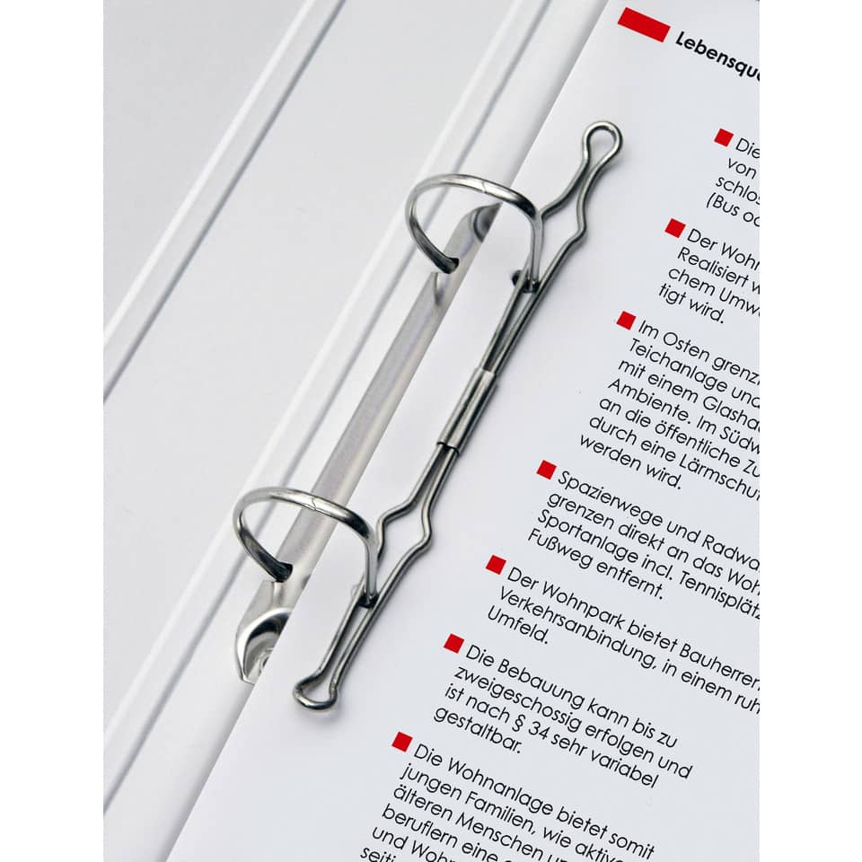 Ordner, Ringbuch, Metallclips, Binderingen, Anleitungsblatt