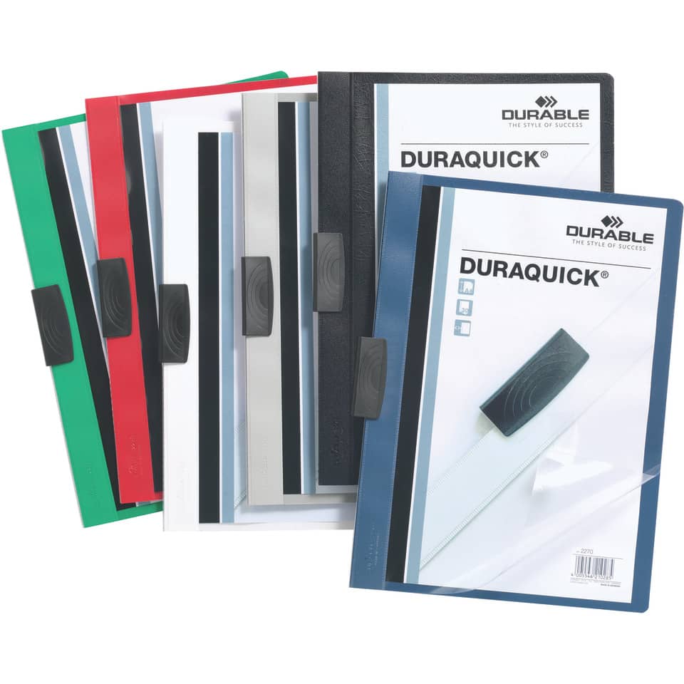 Ordner, Durable, Klemms, Kunststoff, Aktenmappe
