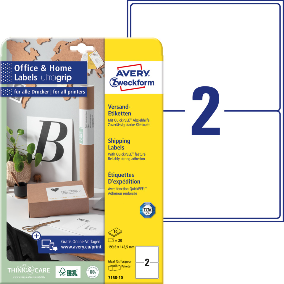 Etiketten, Bürobedarf, Schriftzug B, Klebeband?, Shipping Labels