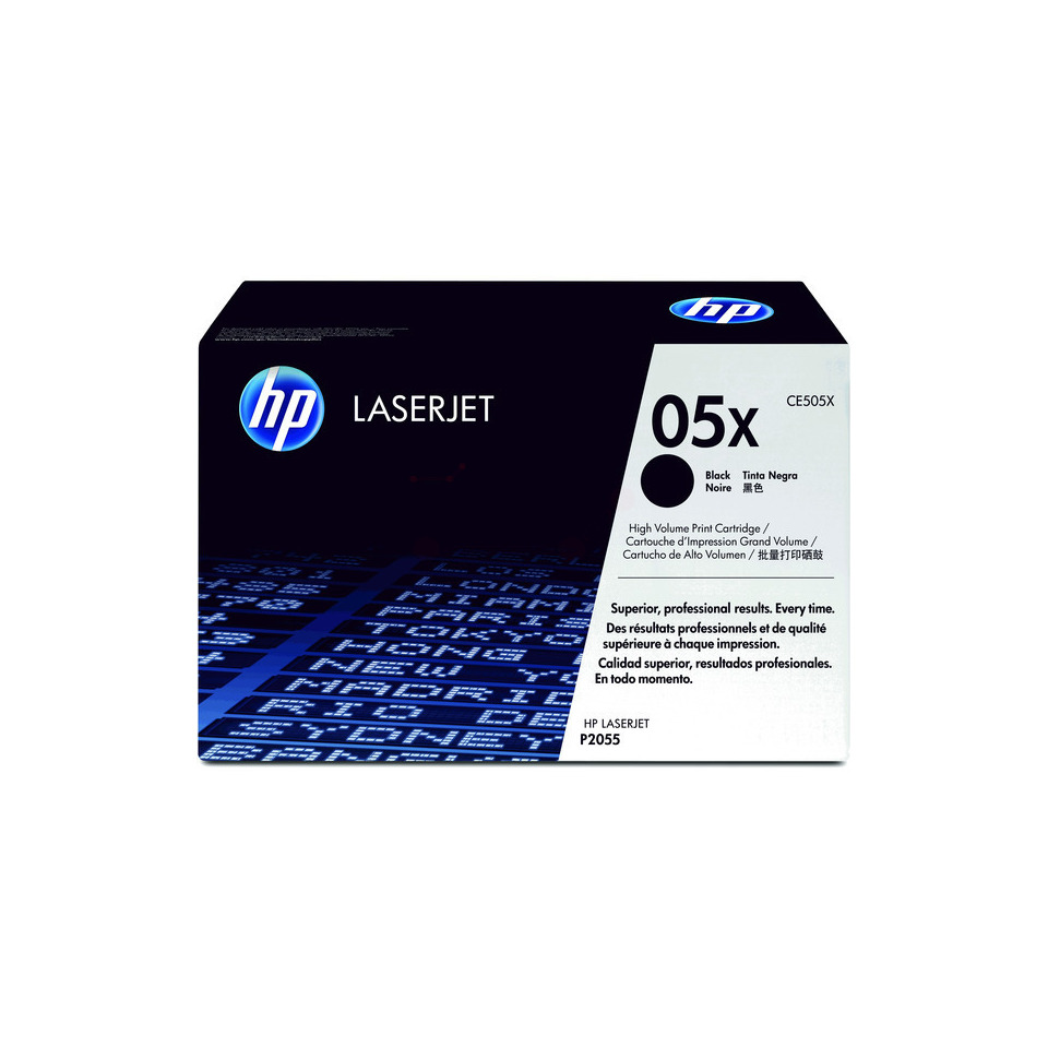 lasertjet cartridge, toner cartridge, hp box, black toner, 05x