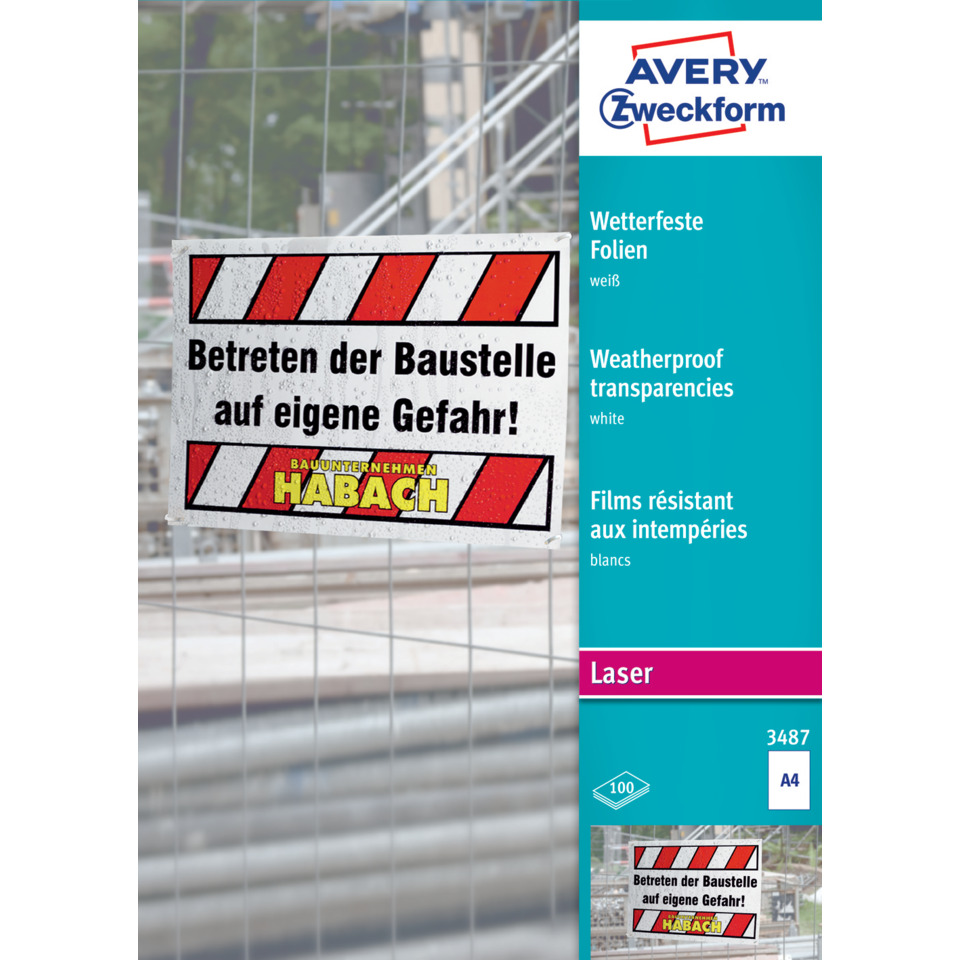 Zaun, Werbung, Plakat