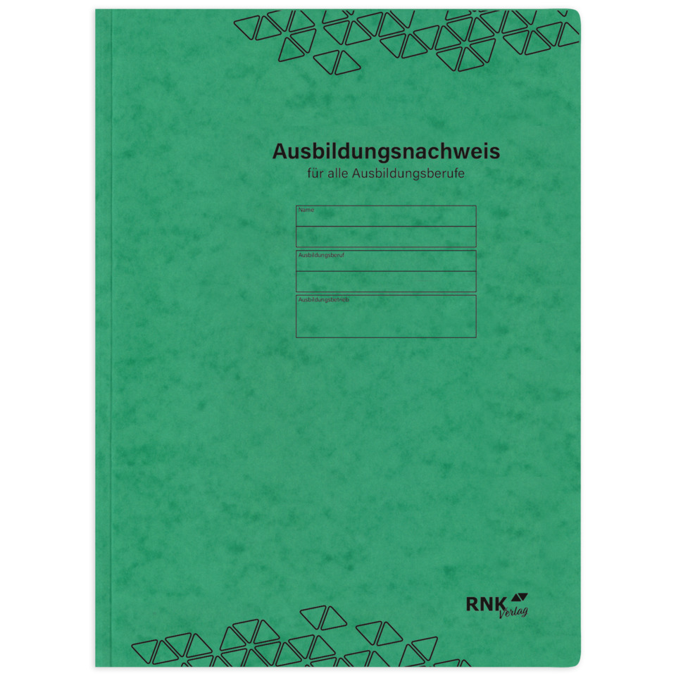 schule, ausbildungsnachweis, unterlagen, grün, notizblock