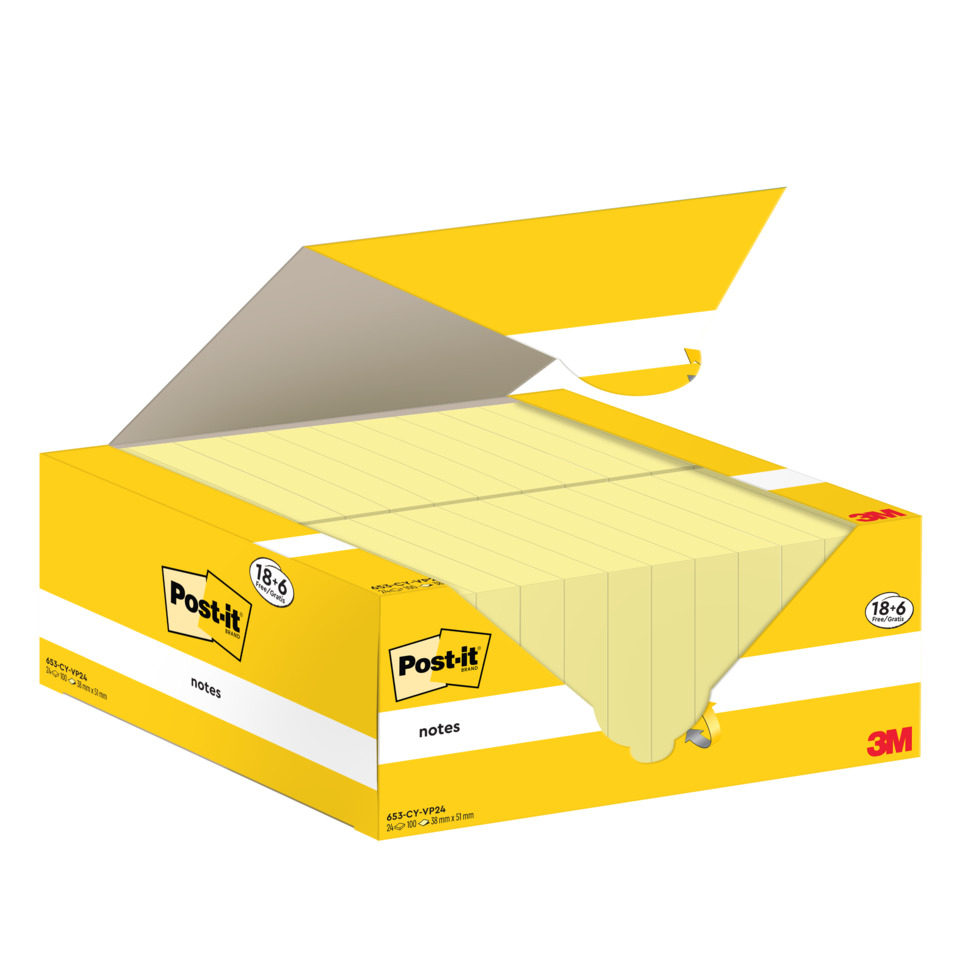 Post-it Notizen, Klebezettel, Notizblock, Gelb Notizen, Schreibtischzubehör
