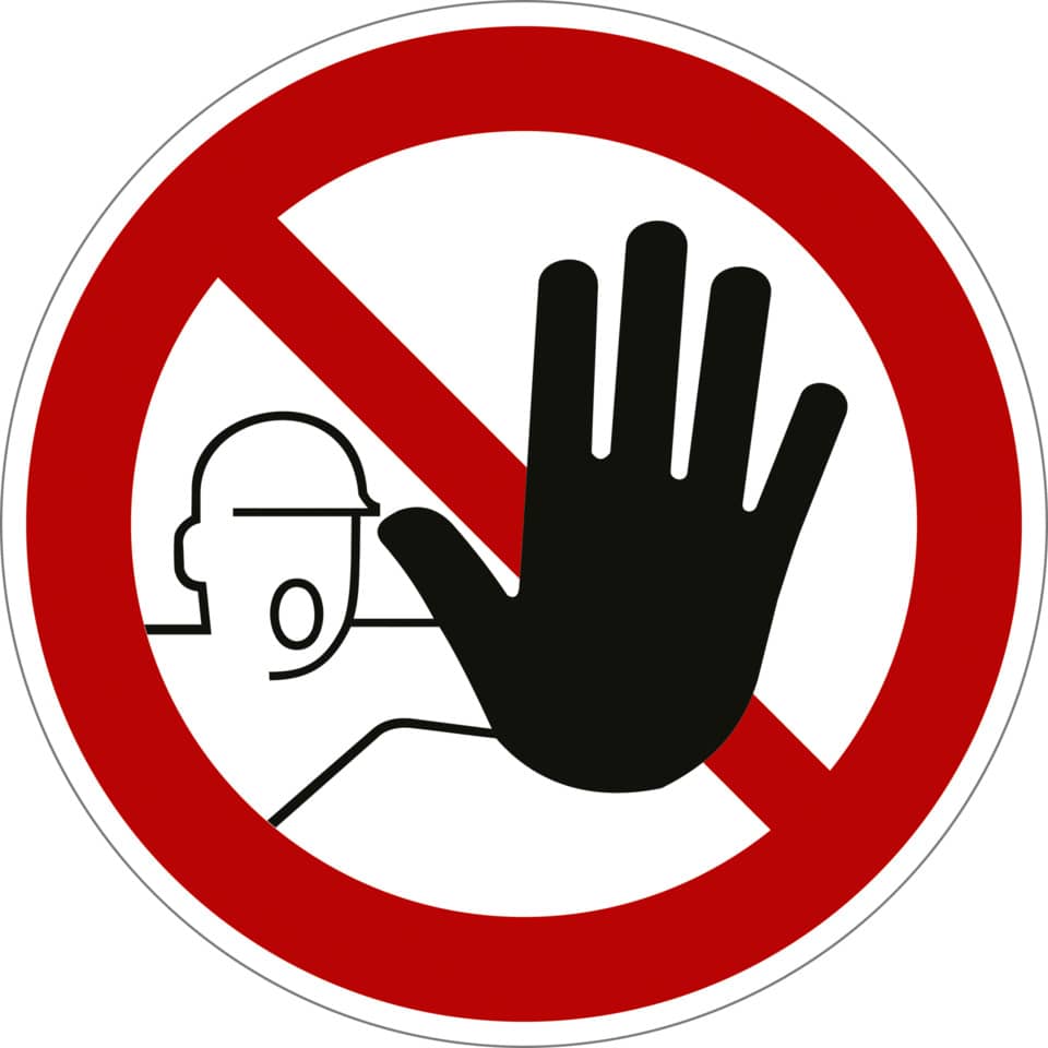 Warnung, Handzeichen, No-Hand, Schutzschild, Hinweis