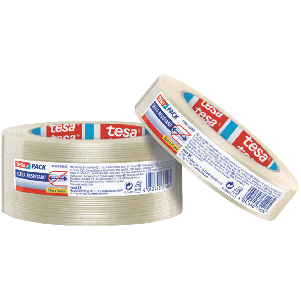 Klebeband, Isolierband, Tesafilm, Transparent, Ultrastraffes Klebeband
