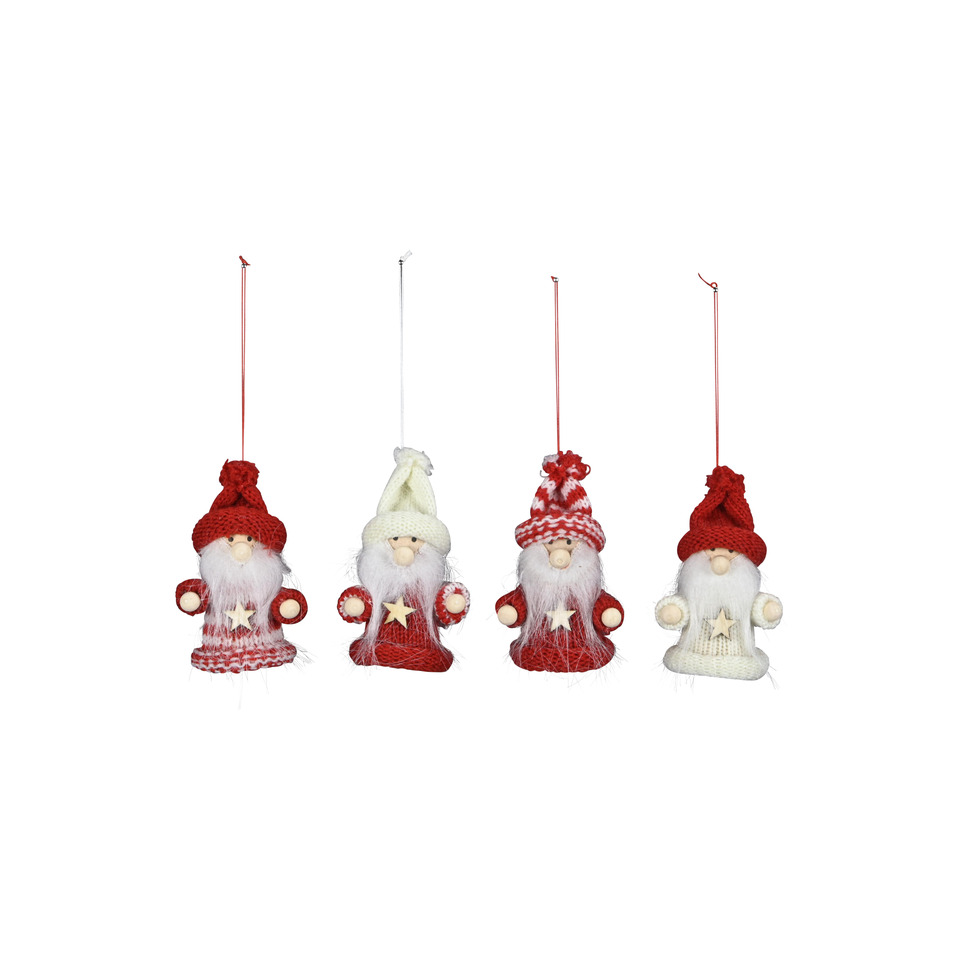 Dekofigur, Weihnachtsmann, Hänger, Weihnachtsschmuck, Kuschelfigur