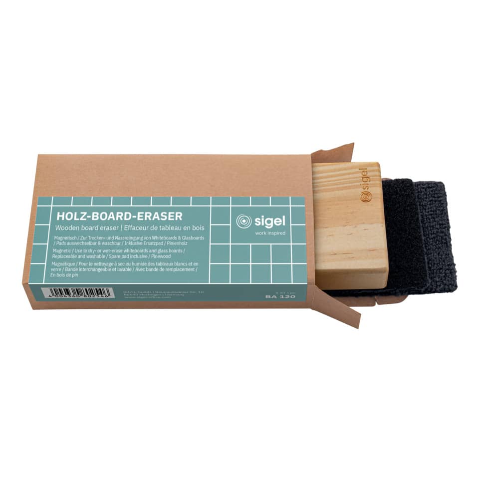 Holzboard-Eraser, Board eraser, Schwamm und Feder, Magnetischer Eintausch, Putzset Holzboard