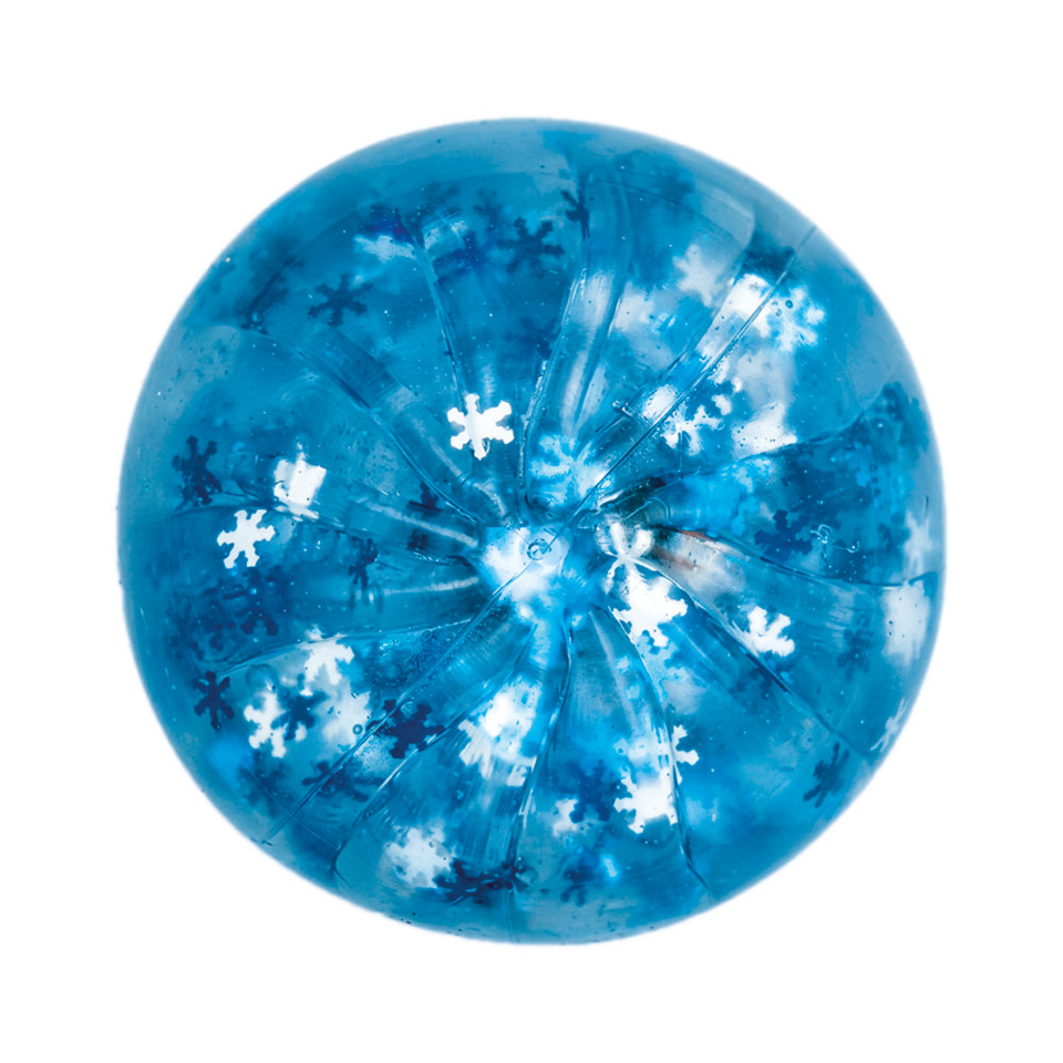 ball, balloon, blue, glitter, snowflakes