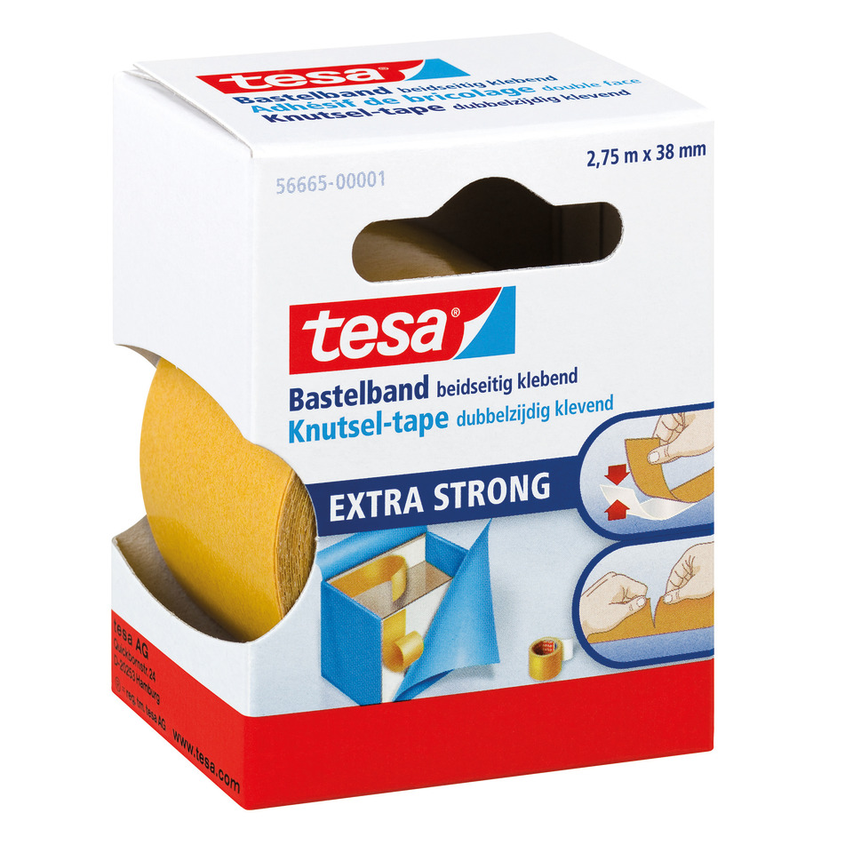 Klebeband, Tesaband, Kunststape, Extra Strong, Klebebandrolle
