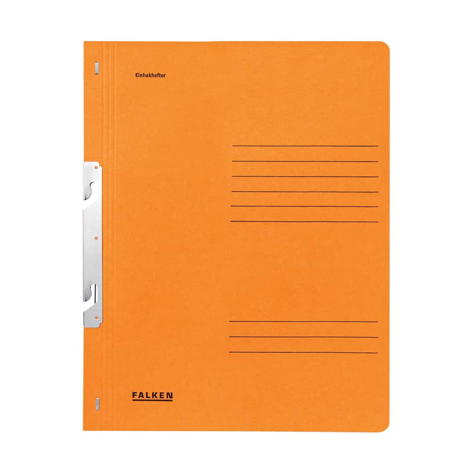 Ordner, A4, Orange, Kladde, Kleberheft