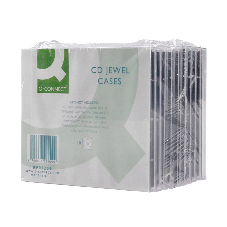 CD-Jewelkoffer, CD-Hülle, Plastik-Hülle, Verpackung, CD-Aufbewahrung