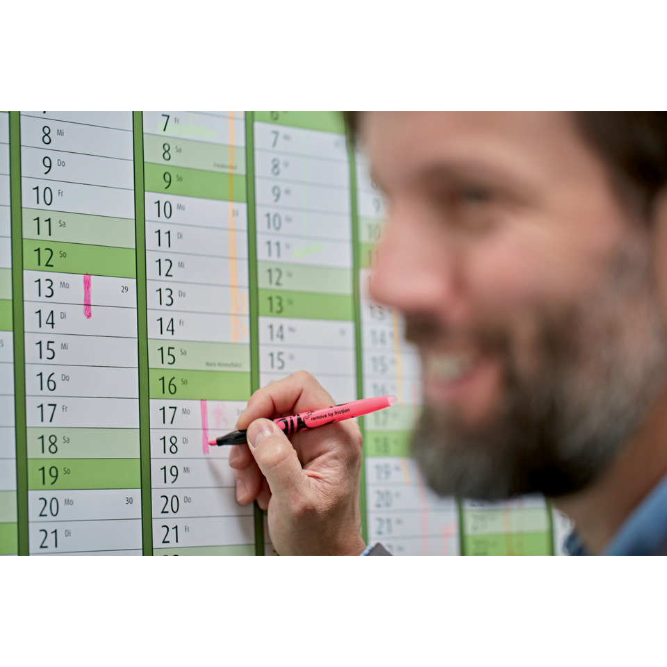 Terminkalender, Kalenderwoche, Notizmarkierung, Marker, Mitschreiben