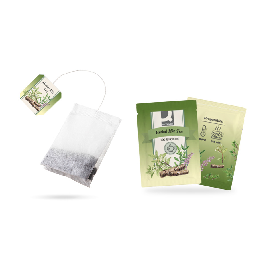 Tee-Beutel, Kräutertee, Kräutermischung, Beuteltee, Naturtee