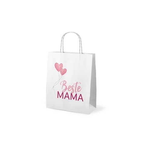 Geschenktüte Beste Mama, 24 x 20 x 8 cm FÜR DICH 991735