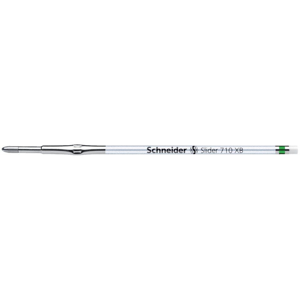 Schneider Slider 710 XB, Kugelschreiber-Mechanik, Metallkappe, Silberfarbig, Schiebemechanismus