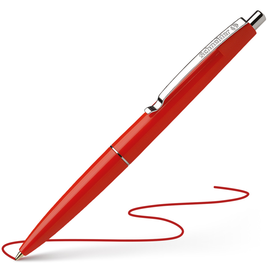 Kugelschreiber, Roter Stift, Schreibgerät, Metallclip, Kugelschreiber-Gehäuse