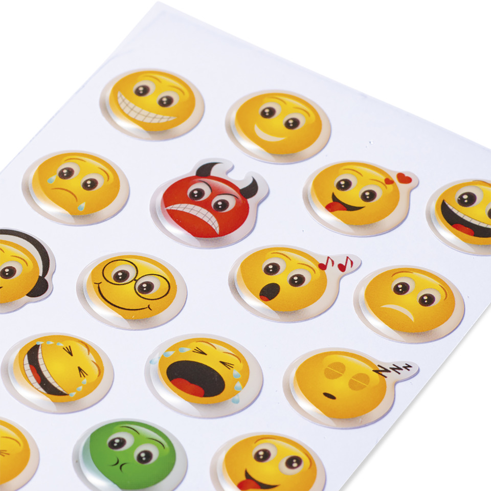 emoji stickers, emoji sheet, face icons, round stickers, decorative stickers