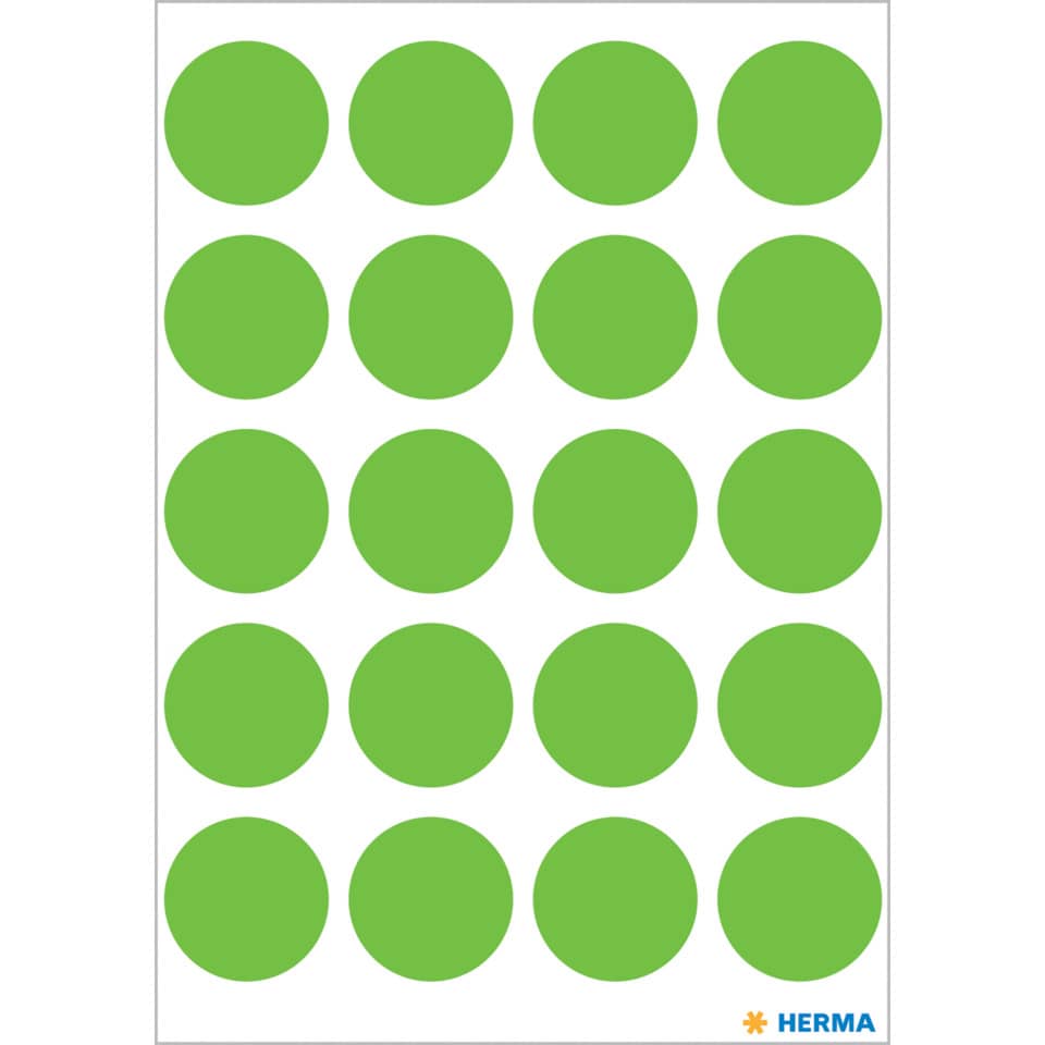 grün, punkte, grid, sticker, herma