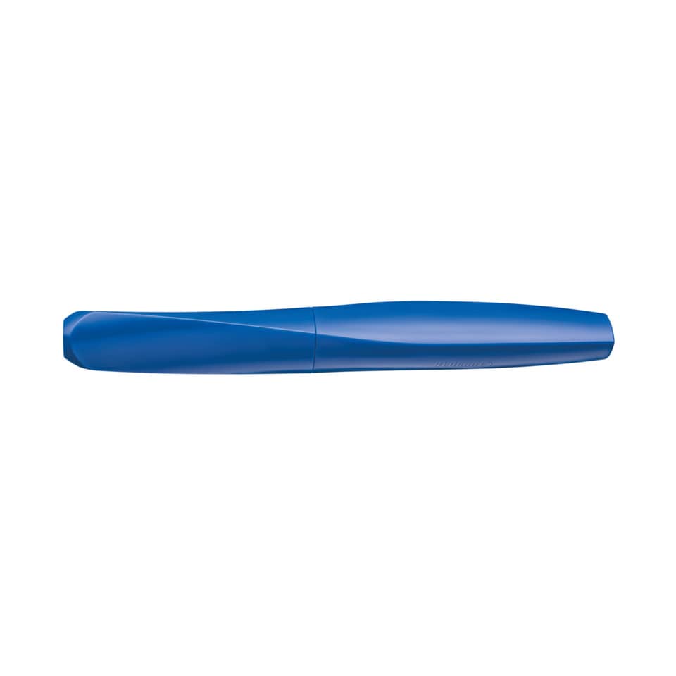Kugelschreiber, Blau, Gummi, Schreibgerät, Falzschliff