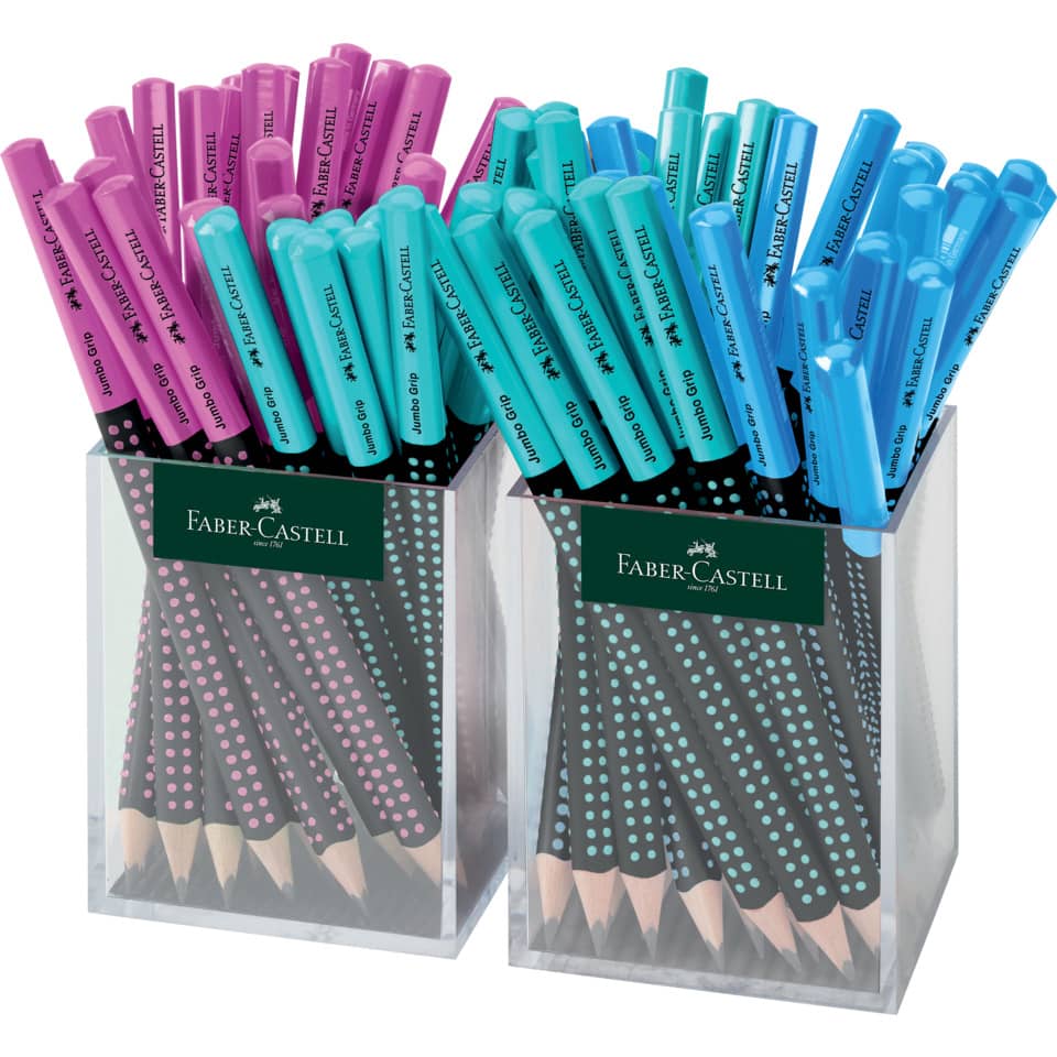 Bleistift Jumbo Grip, HB, sortiert FABER CASTELL 511920