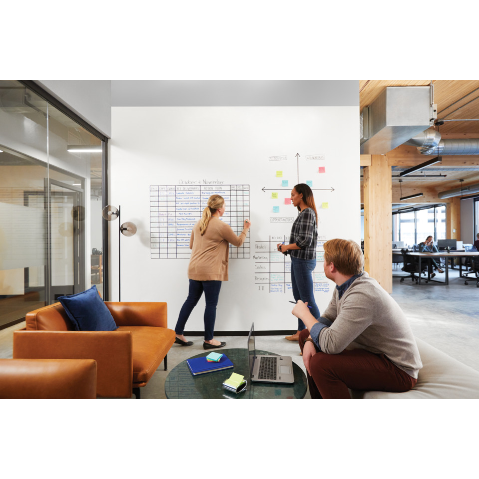 Meeting, Büro, Whiteboard, Zusammenarbeit, Lounge