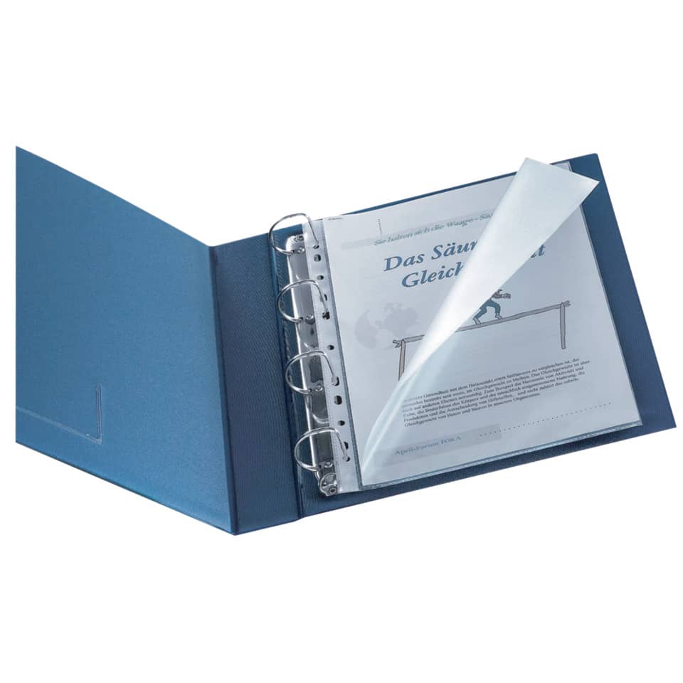 Ordner, Ringbuch, Binder, A4, Transparentes Blatt