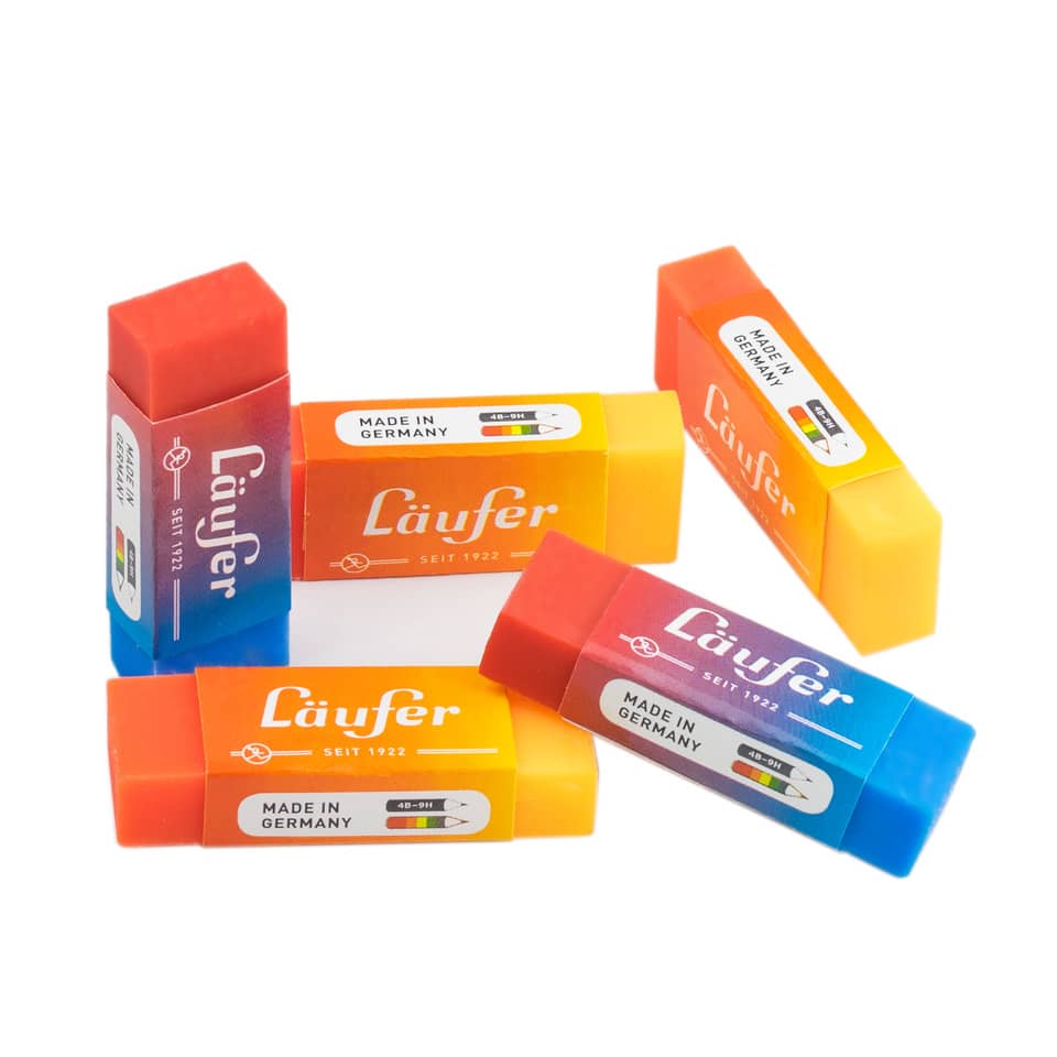 Klebestift, Radiergummi, Gelknetstift, Buntstifte, Made in Germany