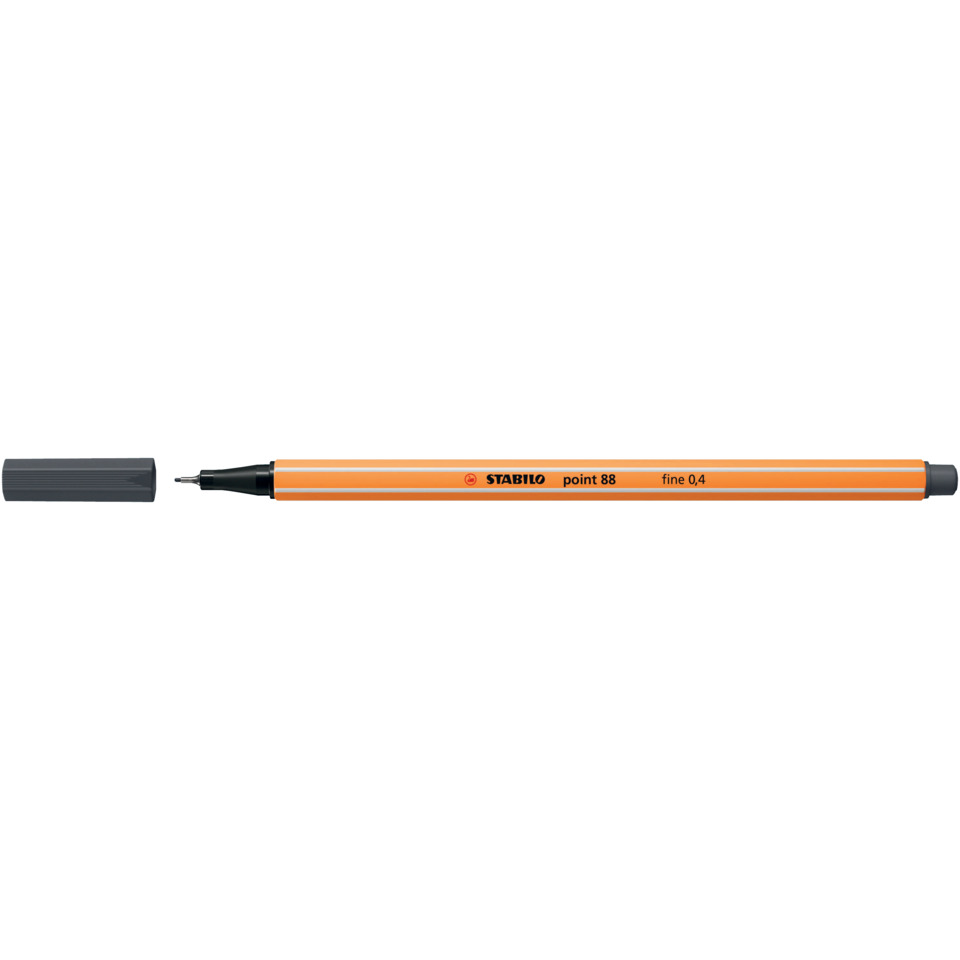 Marker, Feiner Punkt, Ölfarbig, Orange, Kugelschreiber
