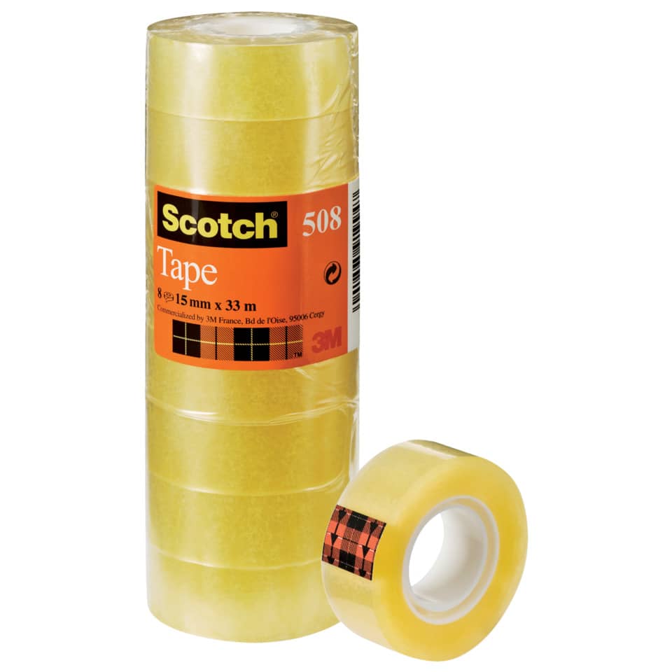 Klebeband, Masking-Tape, Gelbes Klebeband, Transparentes Tape, 3M Scotch Tape