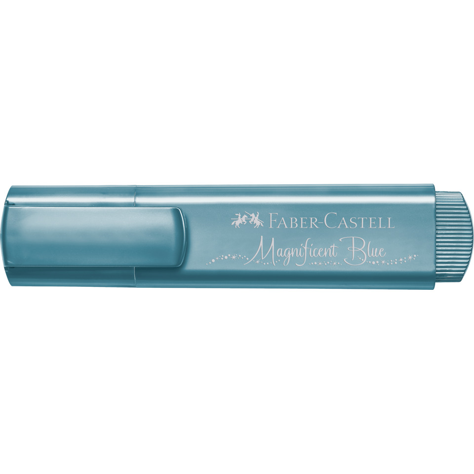 Marker, Highlighter, Blue, Kunststoff, Faber-Castell Magnificent Blue