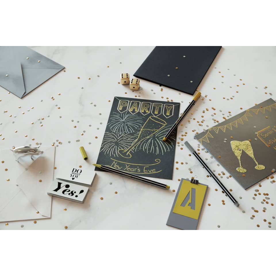 Party, New Year, Grußkarte, Einladungskarte, Konfetti