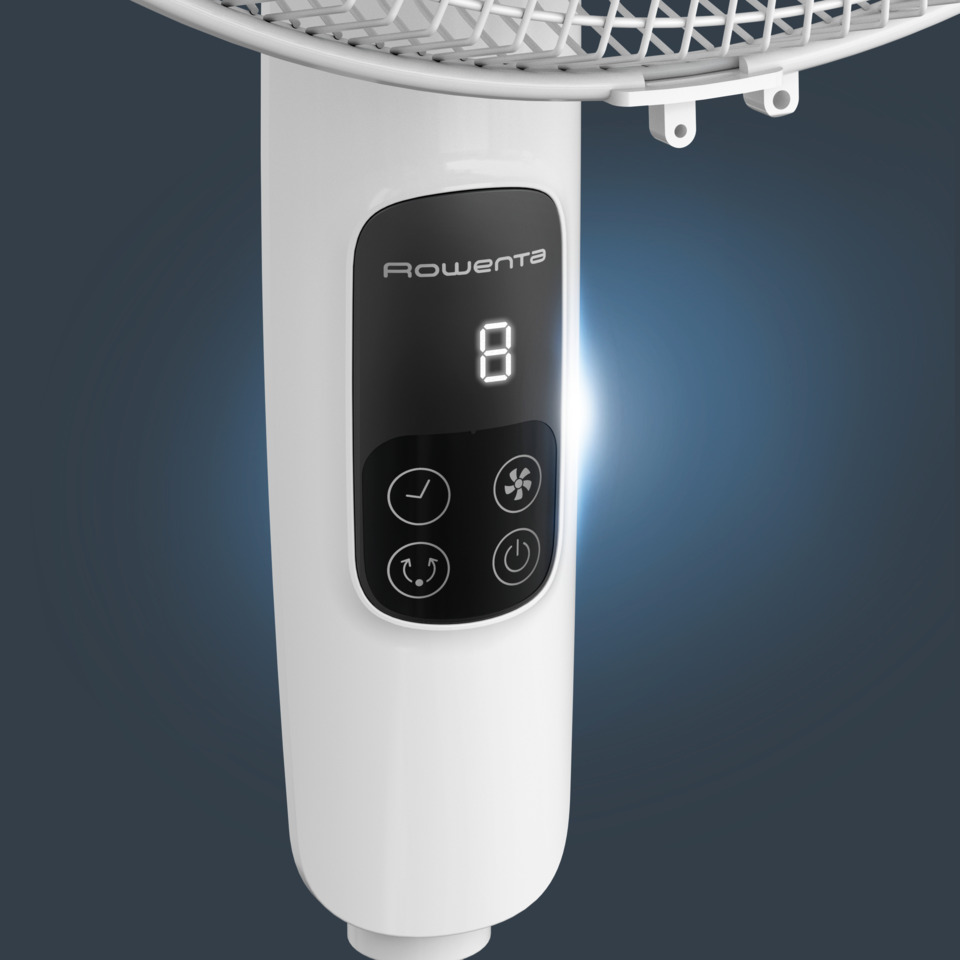 Deckenventilator, Stativ, Digitalanzeige, Bedienfeld, Kühlventilator