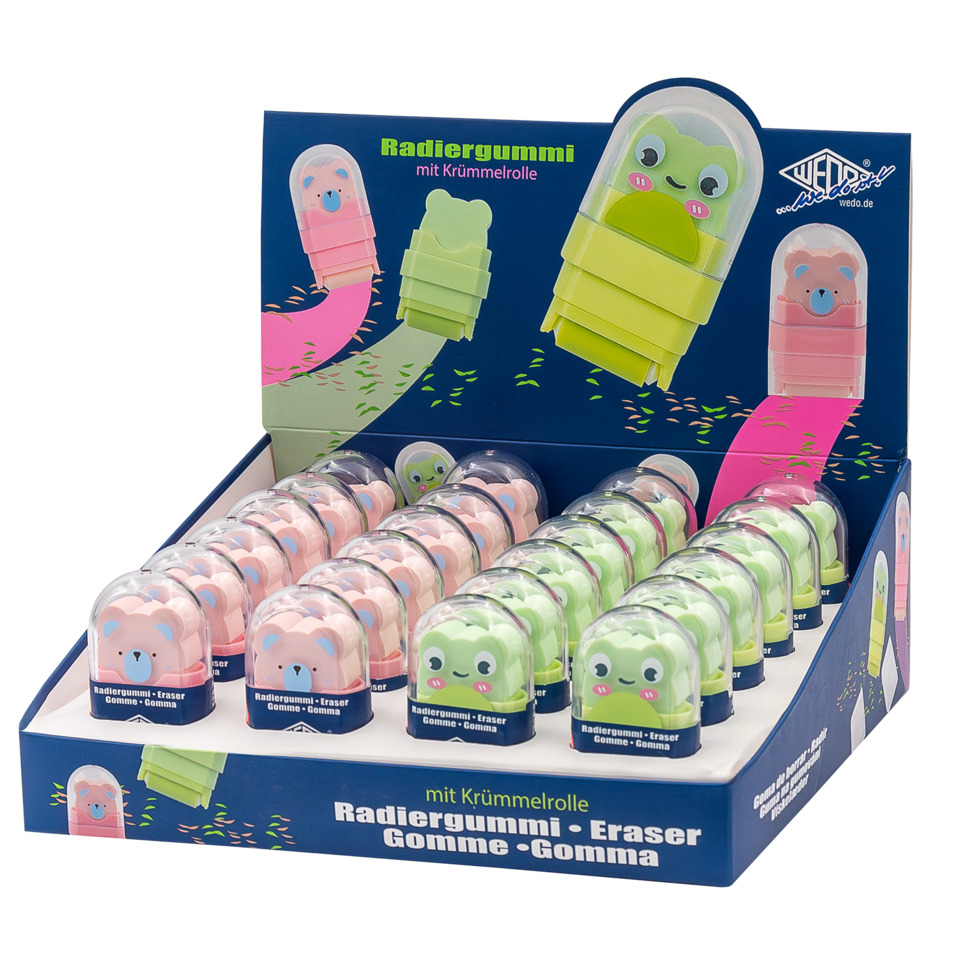 Radiergummi, Gummi, Eraser, Tiermotif, Pastell