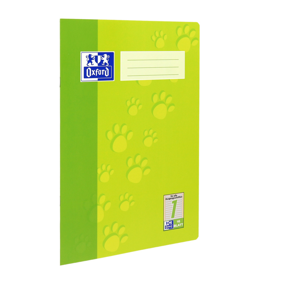 Notizbuch, Ringbuch, Liniert, Kleeblattmuster, Oxford